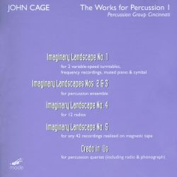 John Cage: The Works for Percussion, Vol. 1