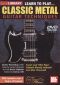 Lick Library: Learn to Play... Classic Metal Guitar Techniques - Black Sabbath