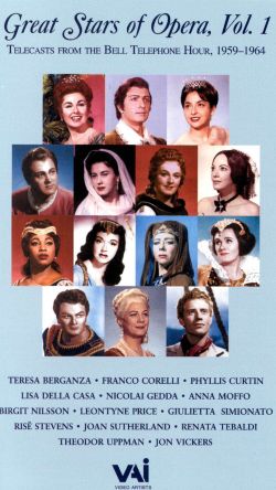 Great Stars of Opera, Vol. 1: Telecasts from the Bell Telephone Hour, 1959-1964