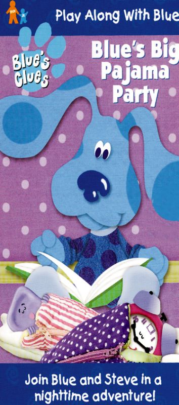 Blue S Clues Vhs Tape Blue S Big Pajama Party Nick Jr Blues Clues My