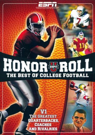 ESPN: ESPNU Honor Roll - The Best of College Football, Vol. 1 (2007 ...