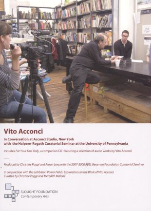 Vito Acconci in Conversation at Acconci Studio, New York