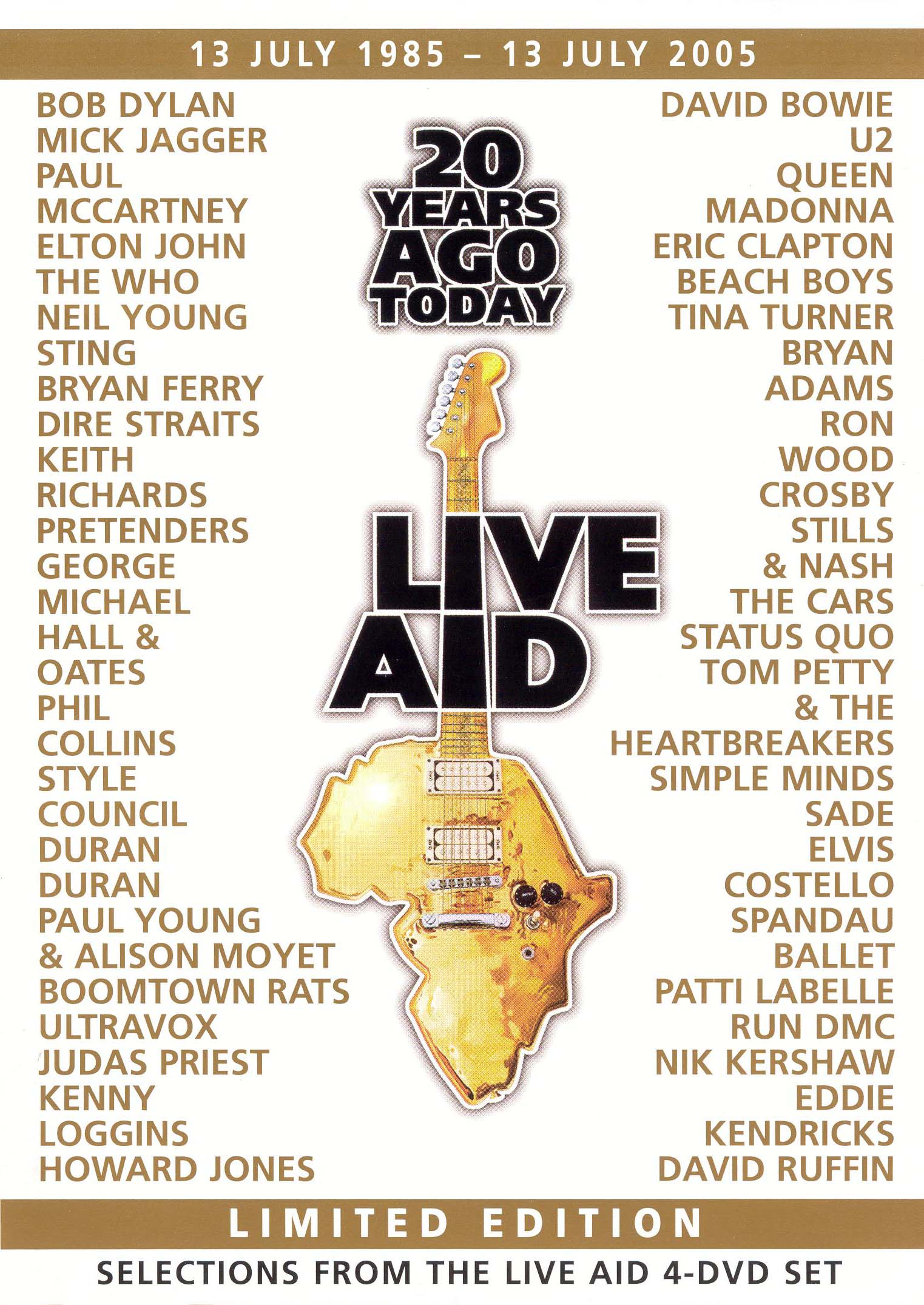 20 Years Ago Today The Story of Live Aid Synopsis, Characteristics