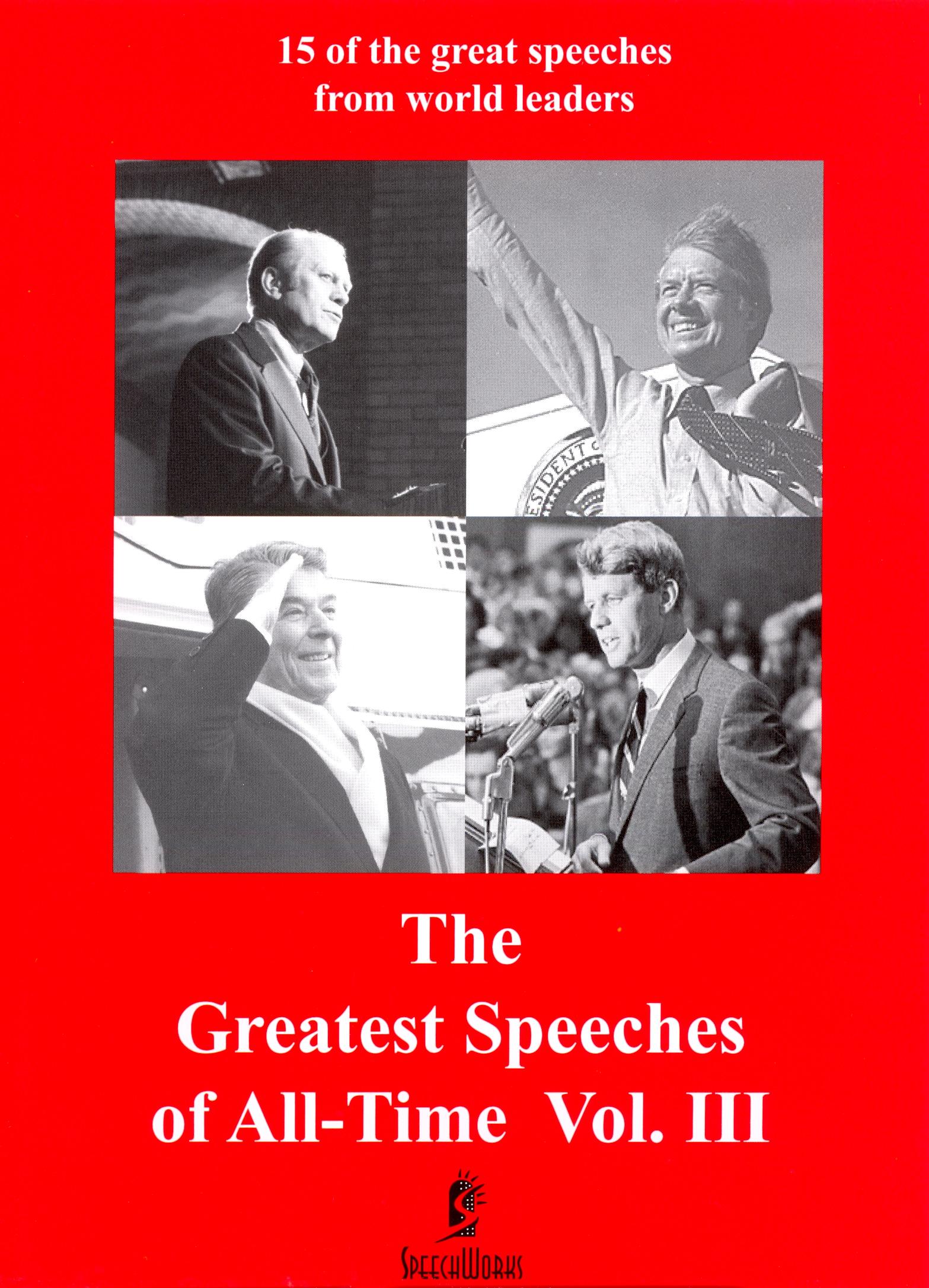 The Greatest Speeches Of All Time, Vol. 3 - | Releases | AllMovie