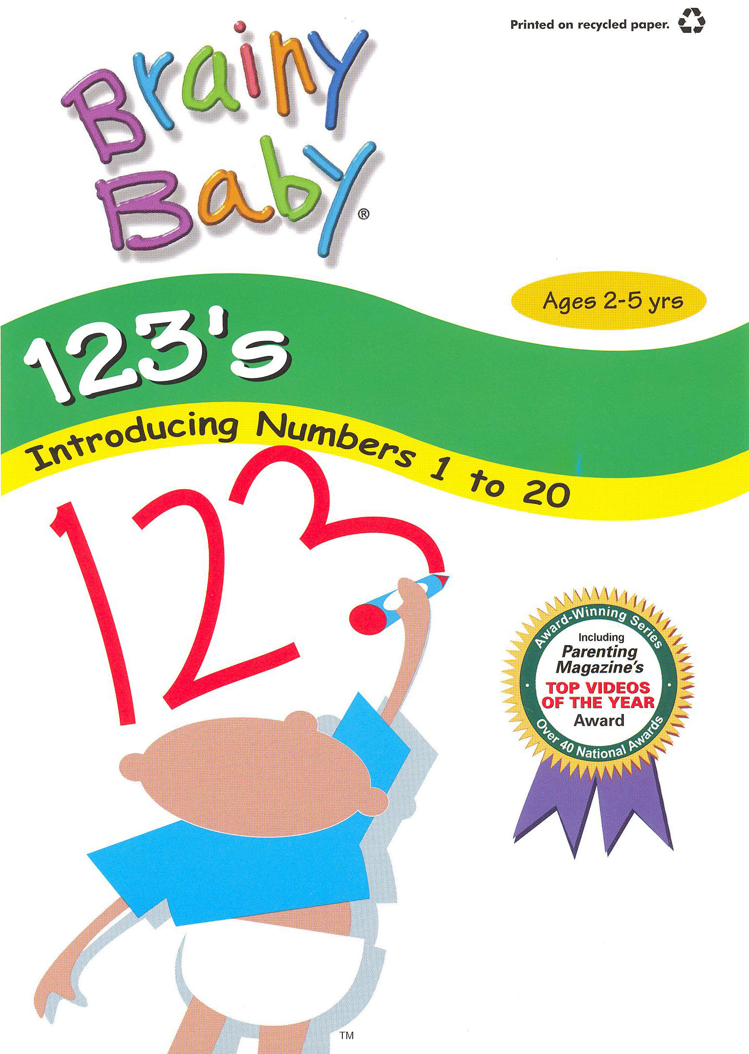 Brainy baby 123 s introducing numbers 1 to 20 2002 releases
