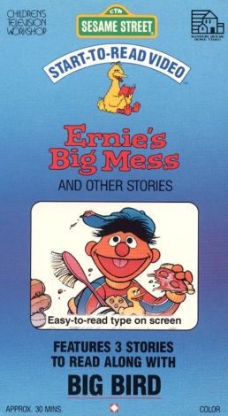 Sesame Street: Start-To-Read Video: Ernie's Big Mess