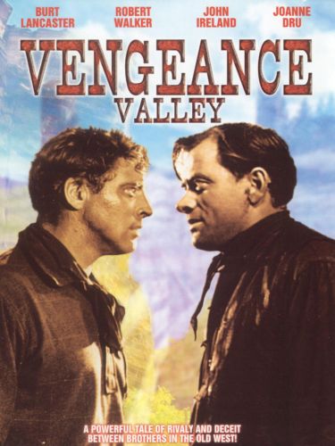 Vengeance Valley Burt Lancaster Joanne Dru movie poster 2