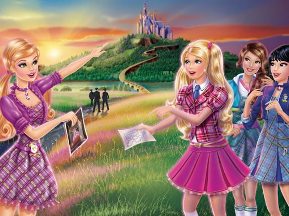 cast of barbie princess charm school