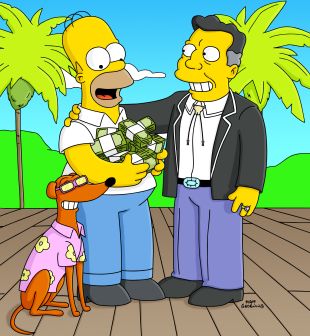 The Simpsons : Old Yeller-Belly