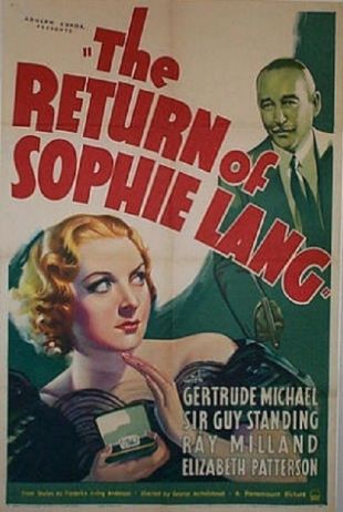 The Return of Sophie Lang