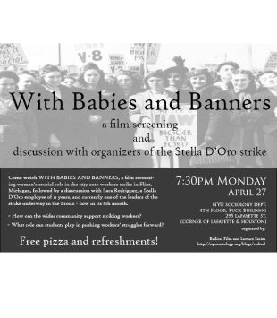 With Babies and Banners: The Story of the Women's Emergency Brigade