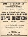 Cup-Tie Honeymoon