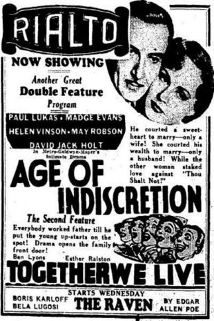 Age of Indiscretion (1935) - Edward Ludwig | Synopsis, Characteristics ...
