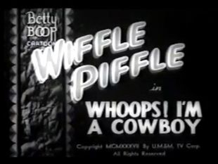 Betty Boop Cartoon : Whoops! I'm a Cowboy