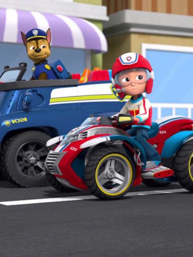 pups bark with dinosaurs