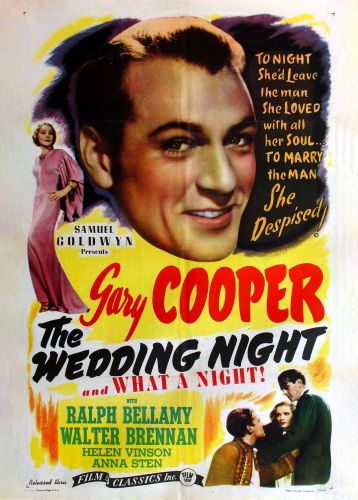 The Wedding Night 1935 King Vidor Synopsis Characteristics