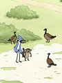Regular Show : A Bunch of Full Grown Geese