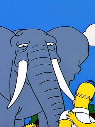 The Simpsons : Bart Gets an Elephant