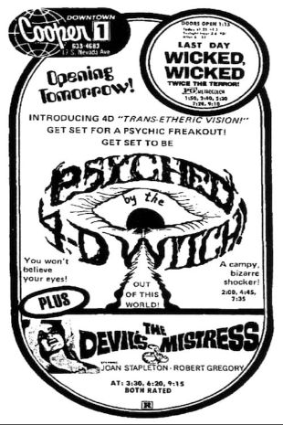Psyched by the 4-D Witch